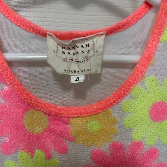 HANNAH Banana Girls Sleeveless Lined ColorBlock Dress - Size4 - Picture 8 of 8